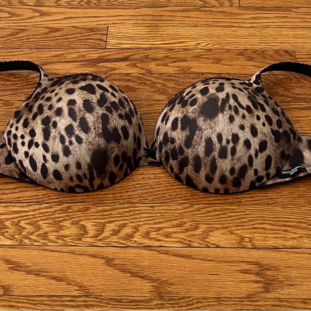 Leopard Print Women's Bra